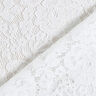 Tissu fin en dentelle Motif floral – blanc,  thumbnail number 6