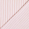 Tissu double gaze de coton Double face Rayures – vieux rose/blanc,  thumbnail number 1