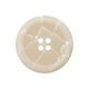 Bouton polyester 4 trous Recycling – beige,  thumbnail number 1