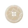 Bouton polyester 4 trous Recycling – beige,  thumbnail number 1
