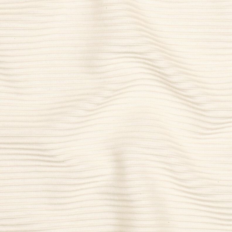 Ottoman Jersey côtelé Coton mélangé – crème, image number 2