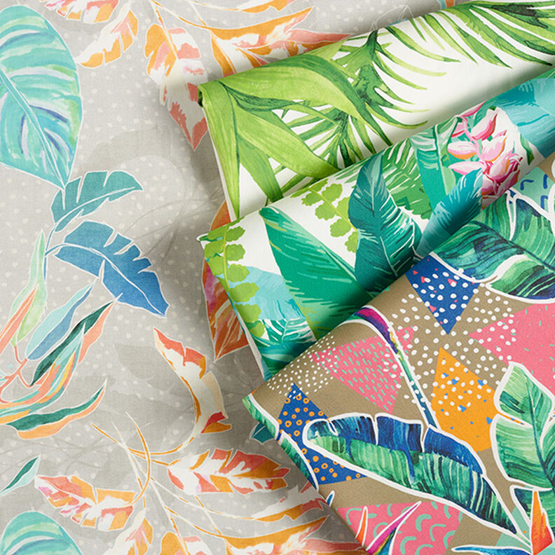 Tissu d’extérieur Canvas Jungle tropicale – turquoise,  image number 5