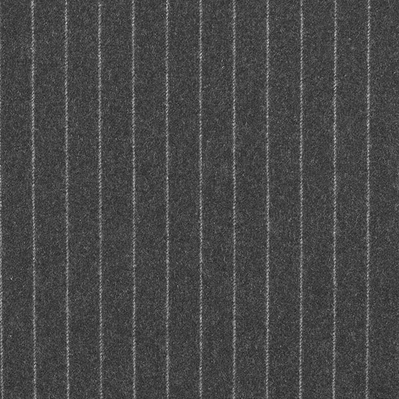 Tissu en laine Larges rayures – granit,  image number 1