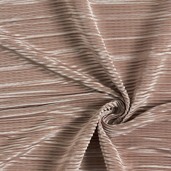 Jersey plissé – noix de cajou,  image number 3