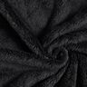 Fourrure synthétique Tissu peluche uni – noir,  thumbnail number 1