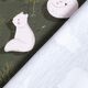 Jersey de coton bio Renard des neiges et marmotte Impression numérique – pin foncé,  thumbnail number 4