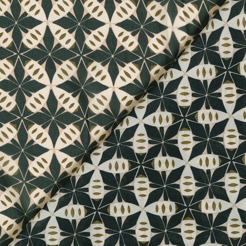 Chiffon cercles et losanges – noir/écru,  image number 4
