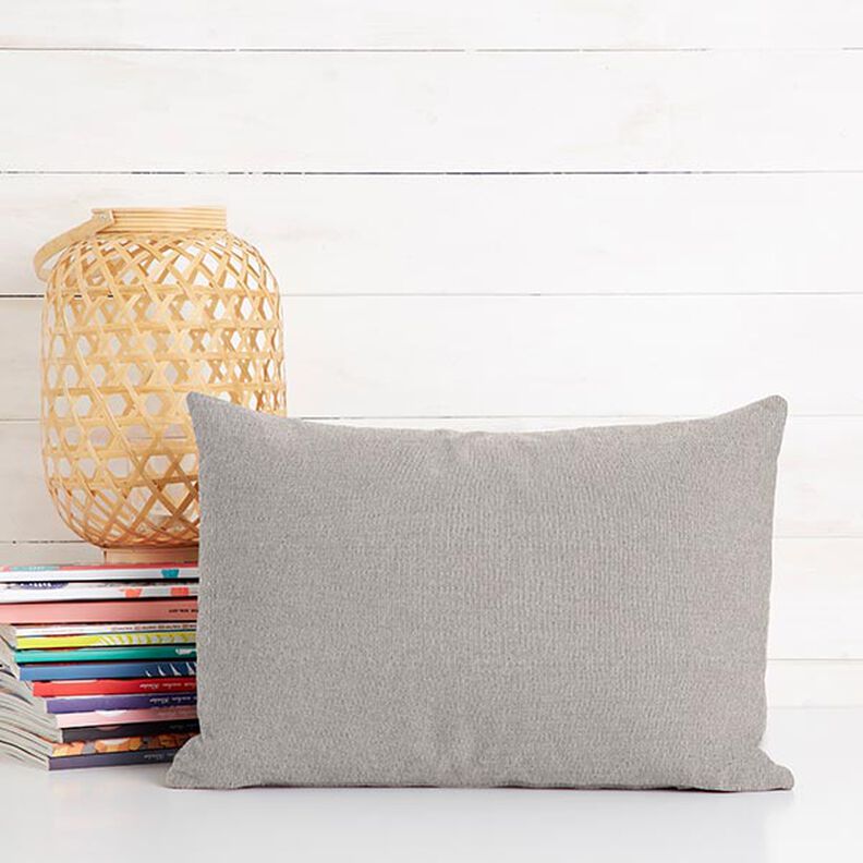 Tissu de décoration jacquard recyclé – gris, image number 5