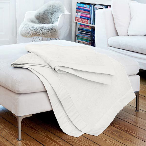 Tissu en coton Molton – blanc – Échantillon, image number 4
