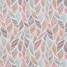 Tissu de décoration Semi-panama motif de feuilles – marron,  thumbnail number 1