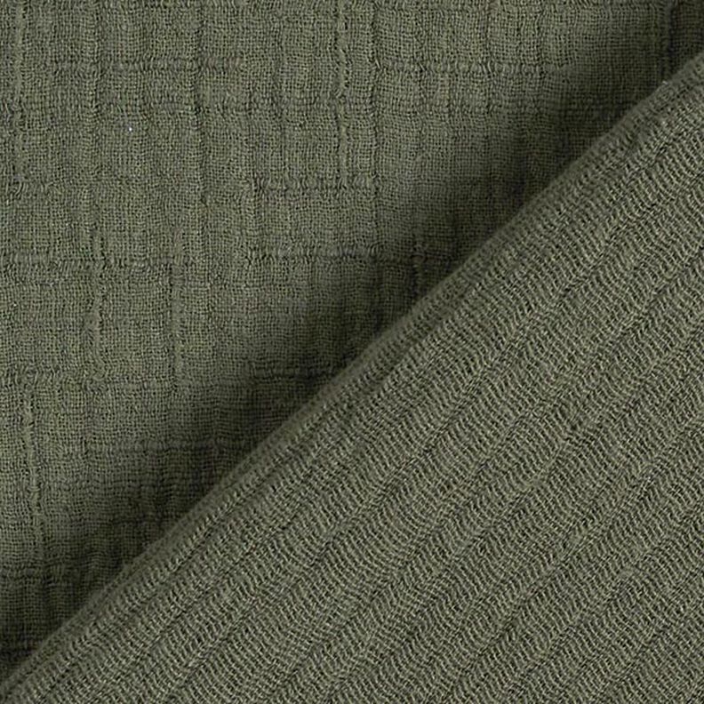 Bambou Tissu double gaze de coton Structure – olive,  image number 4