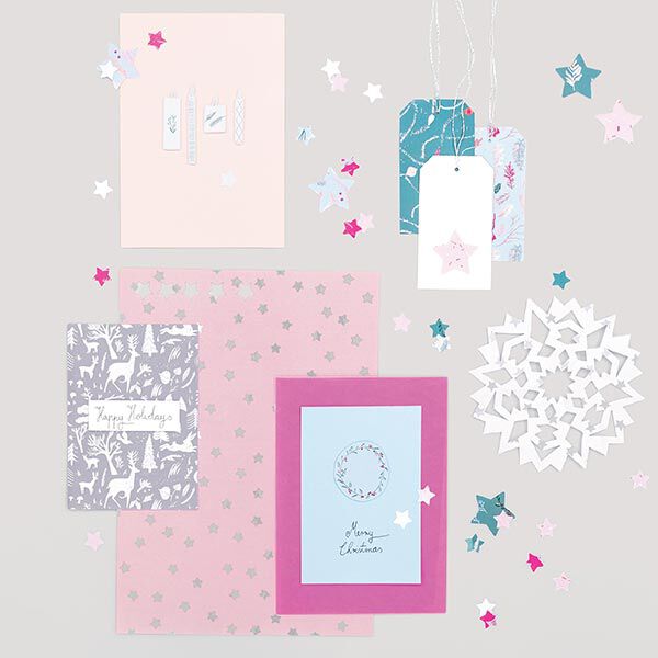 Bloc de papier à motifs Nostalgic Christmas Pastel | Rico Design, image number 2