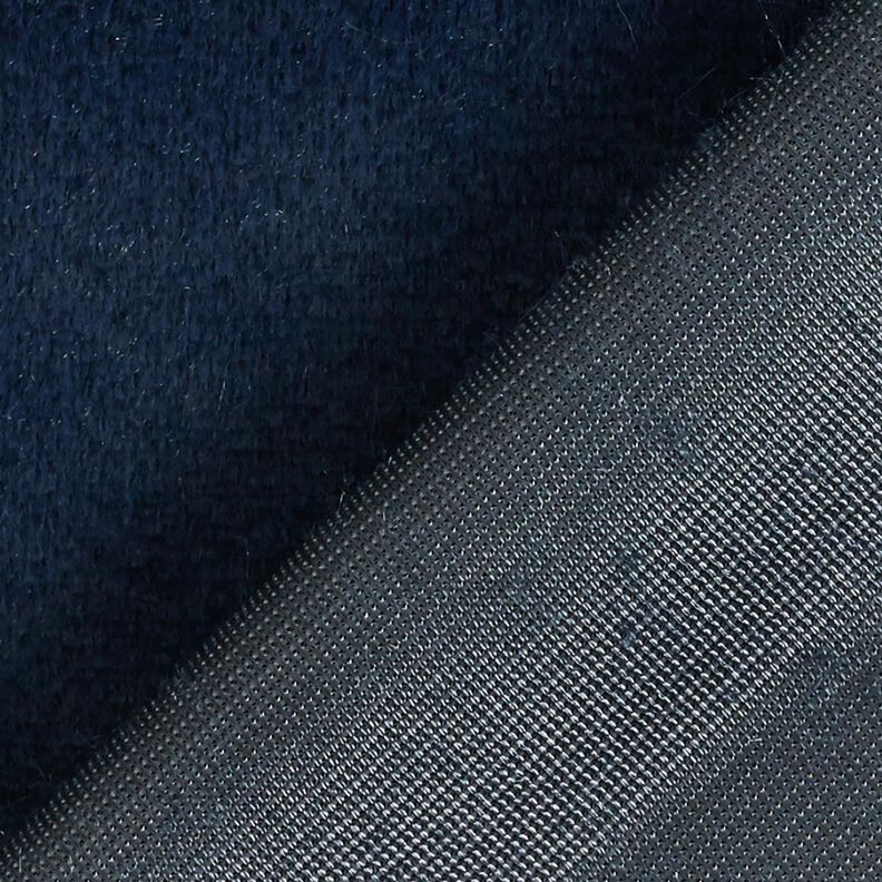 fourrure synthétique de haute qualité monochrome – bleu marine,  image number 3