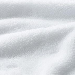 Tissu éponge douillet Bambou Uni – blanc, 