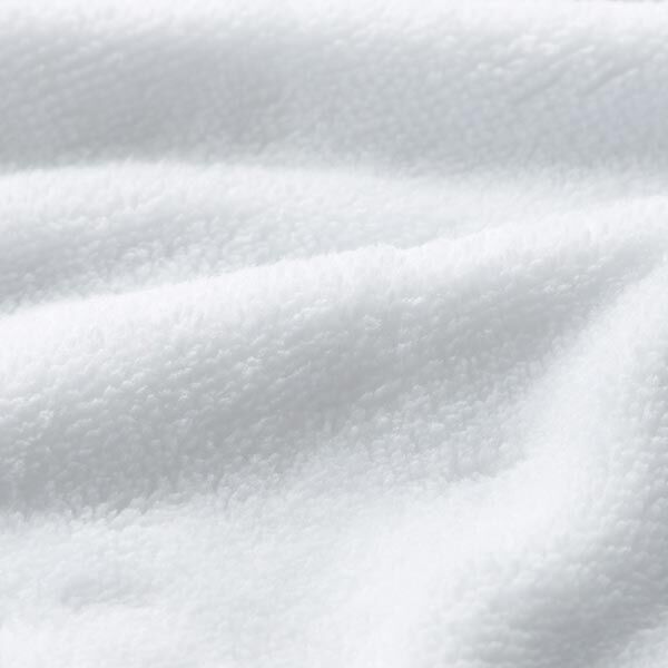 Tissu éponge douillet Bambou Uni – blanc,  image number 2