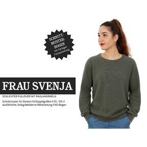 FRAU SVENJA - Pull simple à manches raglan, Studio Schnittreif  | XS -  XXL, 