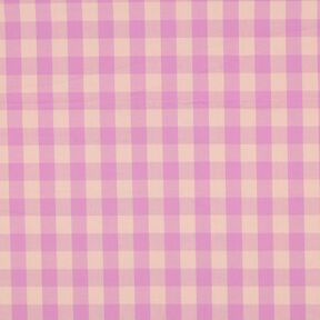 Popeline coton Carreau | Poppy Fabrics – rose clair/violet pastel, 