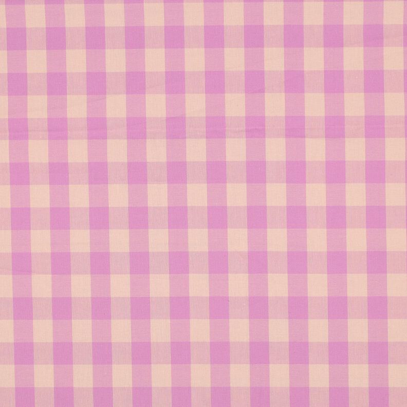 Popeline coton Carreau | Poppy Fabrics – rose clair/violet pastel,  image number 1