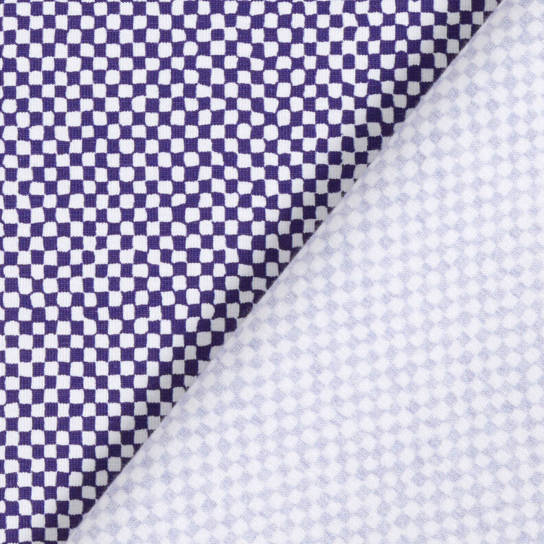 GOTS Jersey coton Mini-carreaux | TCC x LOOKS by Wolfgang Joop – lilas bleu/blanc,  image number 6