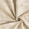 Tissu de décoration Semi-panama souhaits festifs – nature/or,  thumbnail number 3