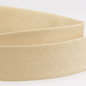 Biais Polycotton [20 mm] – beige clair, 
