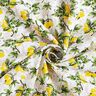 Tissu en coton Cretonne Branches de citronnier – blanc/jaune citron,  thumbnail number 3