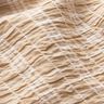 Seersucker Rayures mixtes – sable/blanc,  thumbnail number 6
