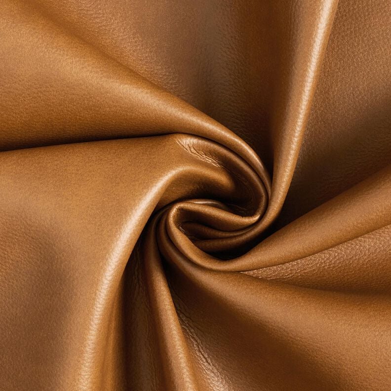 Tissu de revêtement Imitation cuir gaufré – marron moyen,  image number 1