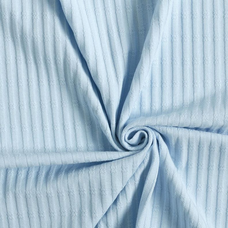 Jersey côtelé Modèle de tricot – bleu bébé,  image number 3