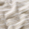 Tissu de coton Structure quadrillée à rayures horizontales – beige/blanc,  thumbnail number 2