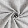 Tissu de coton léger à carreaux – gris clair/blanc,  thumbnail number 3