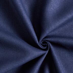Pur lin lourd Uni – bleu marine, 