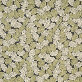 Chiffon Feuilles de palmier – noir/noix de cajou, 