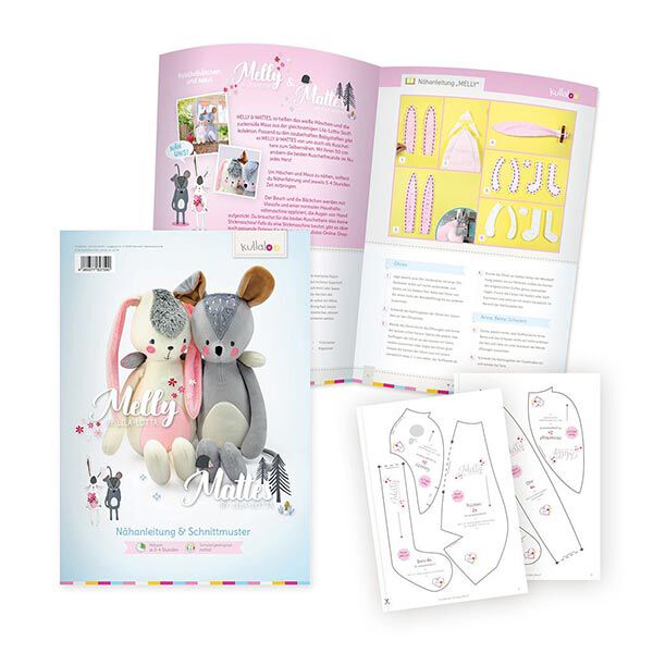 Double patron en papier doudous "MELLY & MATTES" by Lila-Lotta | Kullaloo, image number 7