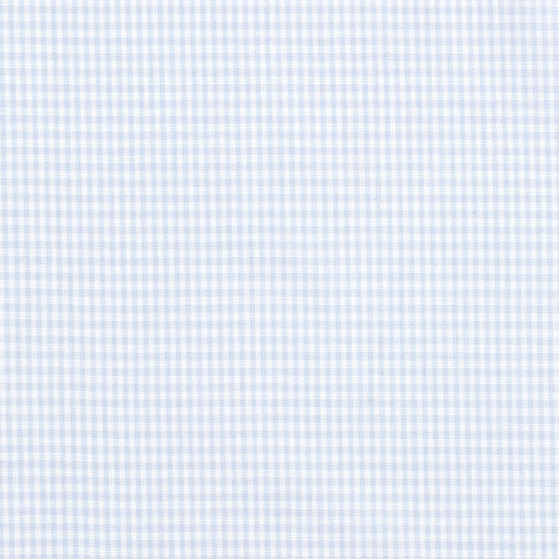 Tissu en coton Vichy à carreaux 0,2 cm – jean bleu clair/blanc,  image number 1