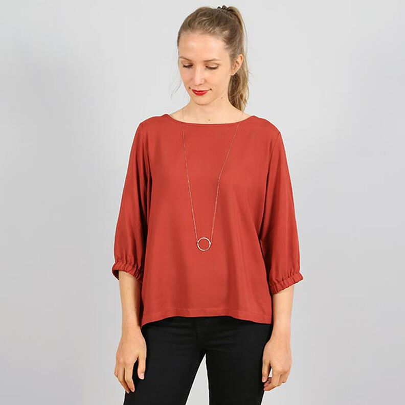FRAU HOLLY - Chemisier large avec ourlet froncé aux manches, Studio Schnittreif | XS - XXL,  image number 3
