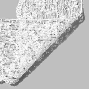 Dentelle tulle [75 mm] - blanc, 