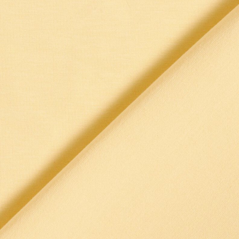 Jersey coton Medium uni – jaune vanille, image number 5