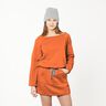 Sweatshirt gratté – terre cuite,  thumbnail number 7
