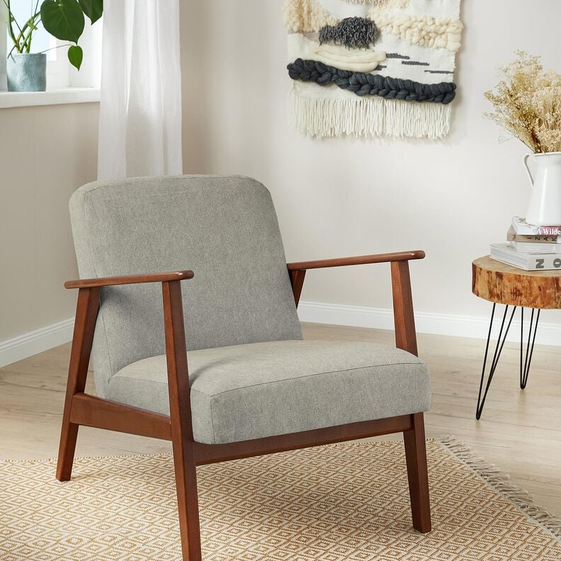 Tissu de revêtement Aspect velours – taupe clair,  image number 5