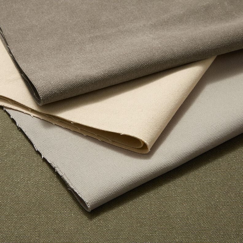Tissu de décoration Canvas ciré – nature,  image number 4