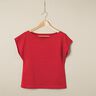 Jersey coton Medium Uni &ndash; rouge,  thumbnail number 6