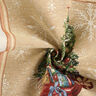 panneau décoratif Gobelin Sapin de Noël – carmin/beige clair,  thumbnail number 3