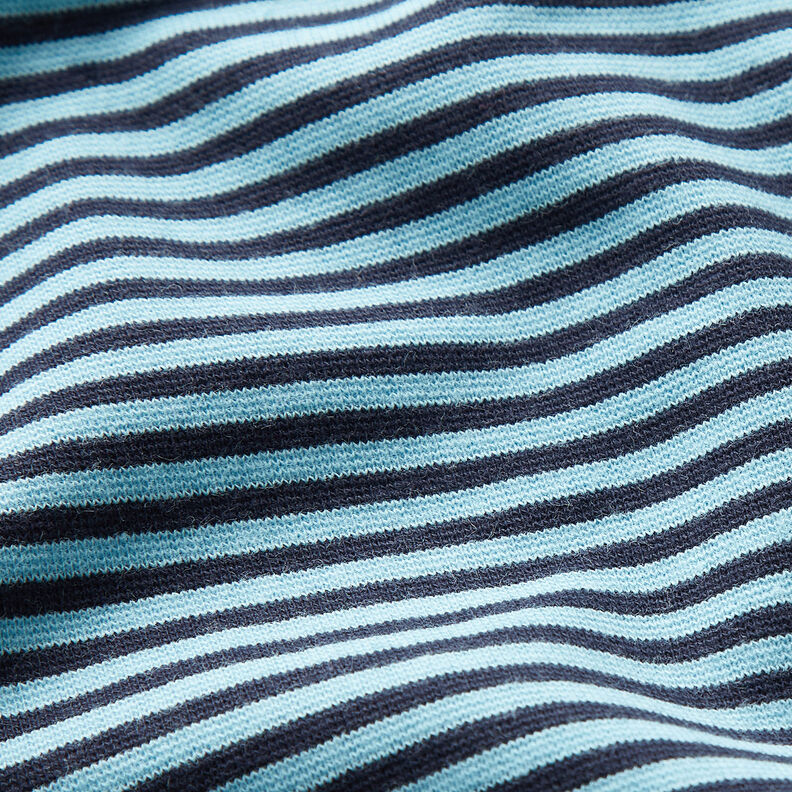 Bordures Tissu tubulaire à rayures – bleu ciel/bleu nuit, image number 2