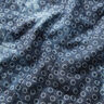Tissu chambray matelassé Fleur en batik – bleu jean,  thumbnail number 2