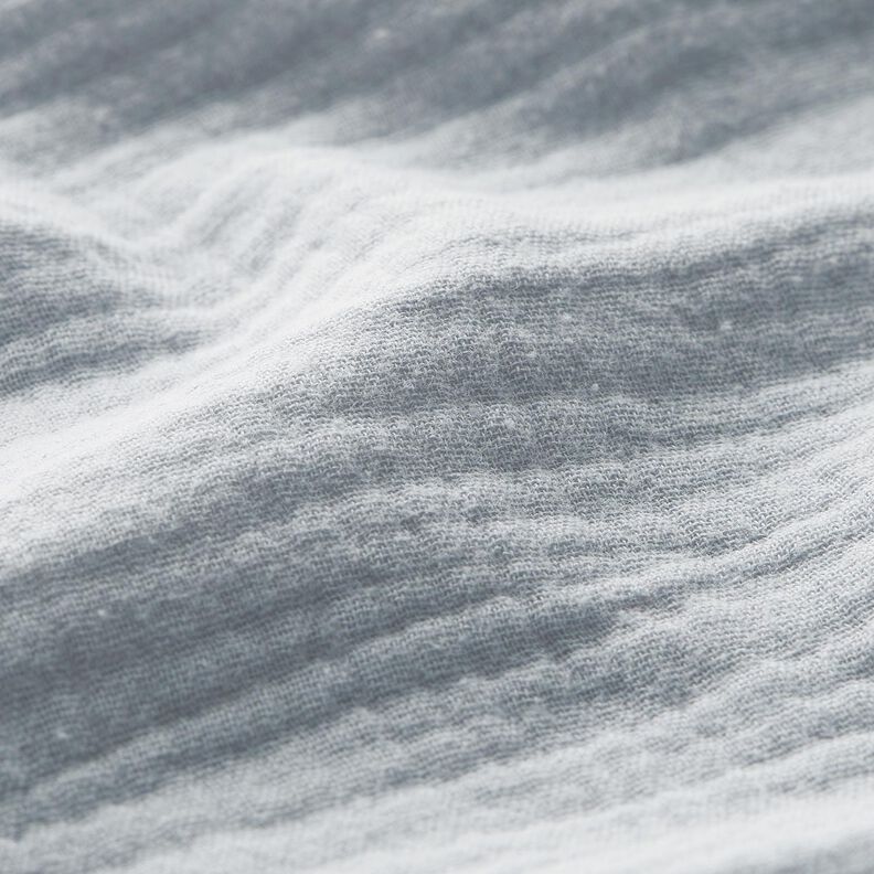 Tissu double gaze de coton – bleu clair, image number 3