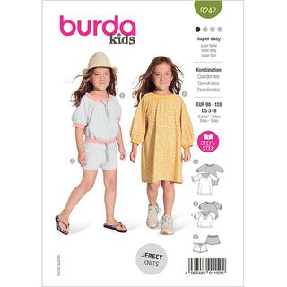 Combinaison  | Burda 9242 | 98-128, 