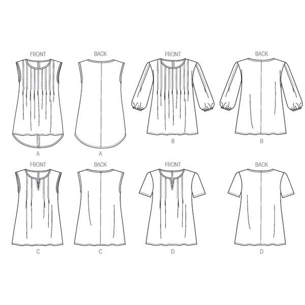 Haut, Butterick 6024|32 - 40,  image number 6