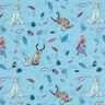 Jersey coton La reine des neiges dans la forêt | Disney – bleu clair,  thumbnail number 1