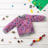 French Terry Sweat d’été Taches colorées – violet pastel/orange,  thumbnail number 5